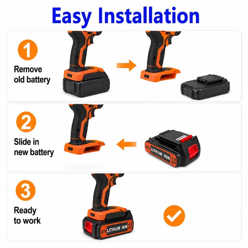 voor 3/4/6/8Ah Lange looptijd  - Black+Decker Tool Cordless recensie en prijs