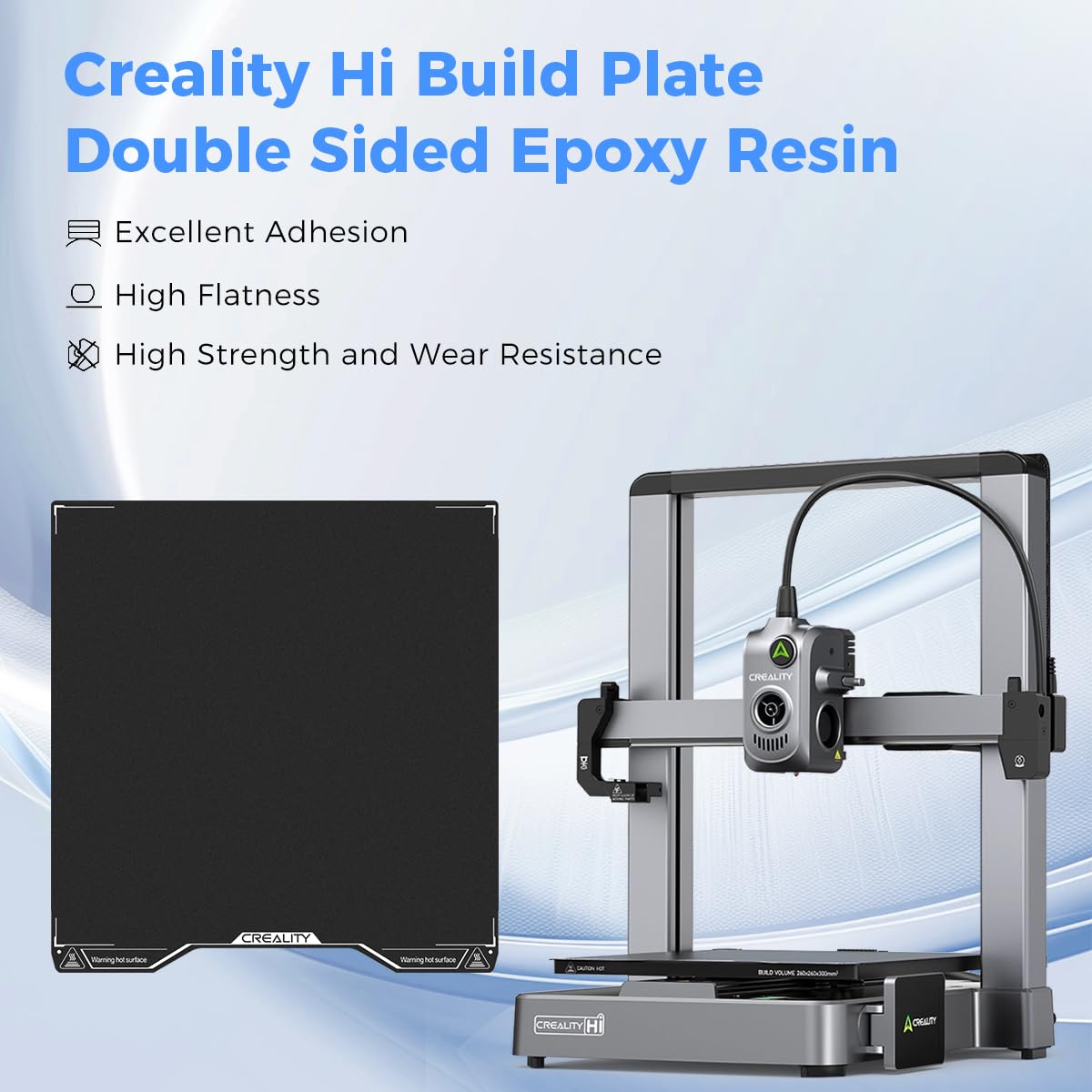 Creality Hi Epoxyhars bouwplaa - 3D Printing House Machine recensie en prijs