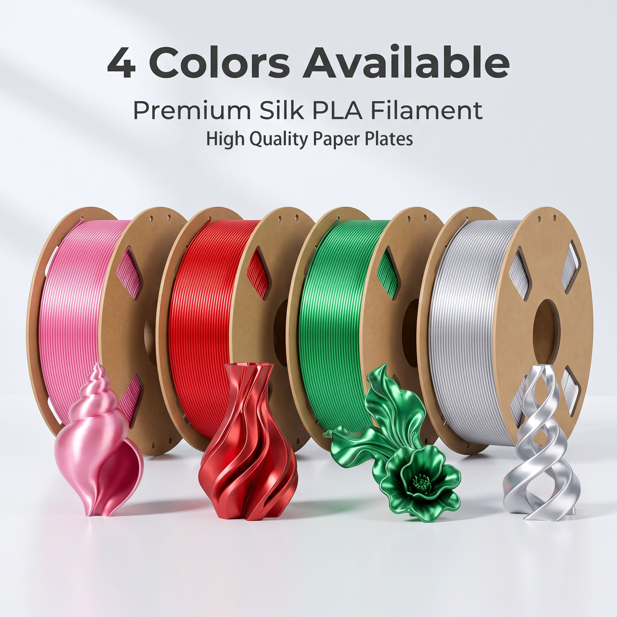Zijde PLA 3D-printerfilament 1 - 3D Printing Fdm recensie en prijs