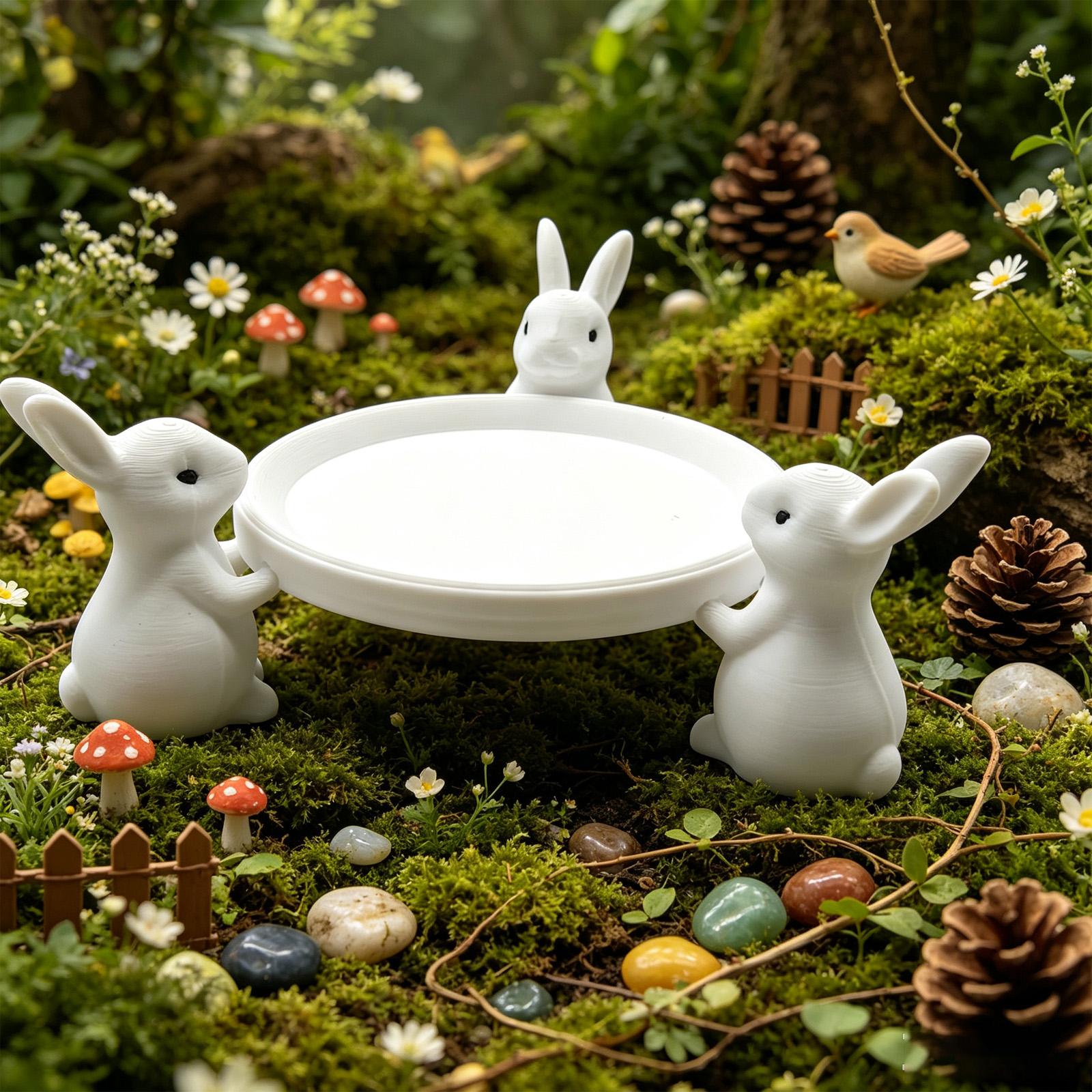 Konijnjes-schoteltje voor sier - 3D Printing Rabbit recensie en prijs
