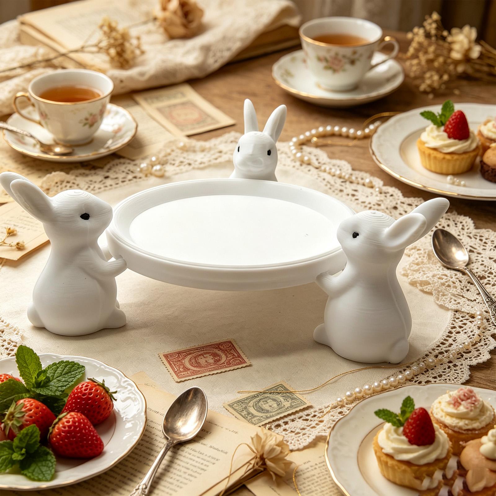 Konijnjes-schoteltje voor sier - 3D Printing Rabbit recensie en prijs