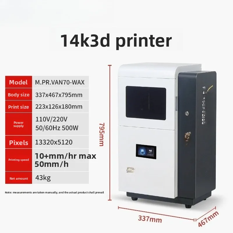 3D-printmachine voor witte was - 3D Printing Wax Machine recensie en prijs