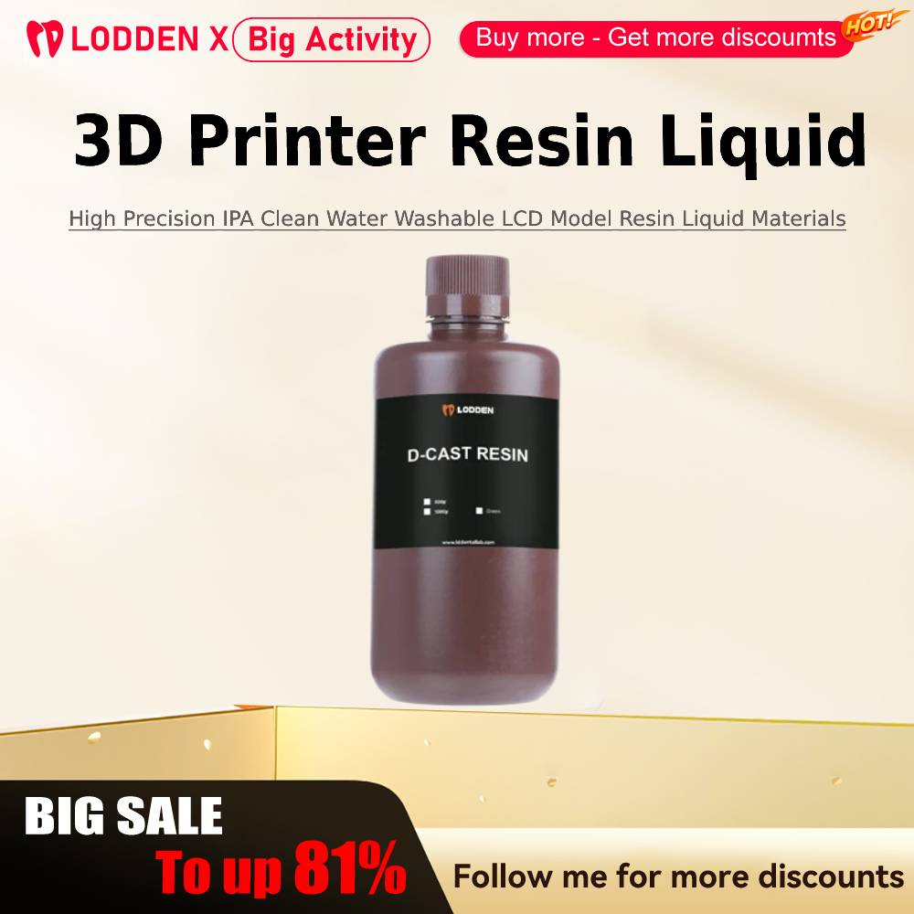Lodden 3D Printer Hars Vloeist - 3D Printing House Machine recensie en prijs