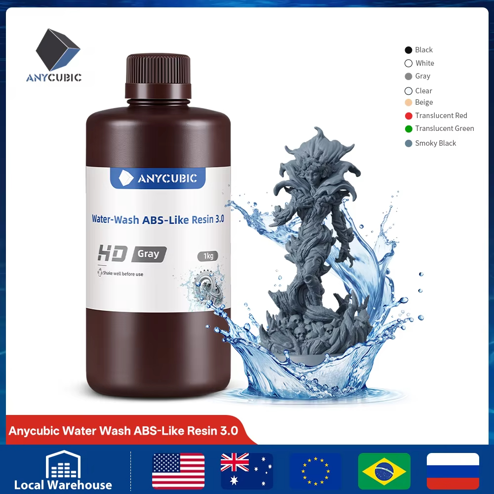ANYCUBIC Waterwasbaar zoals AB - 3D Printing House Machine recensie en prijs