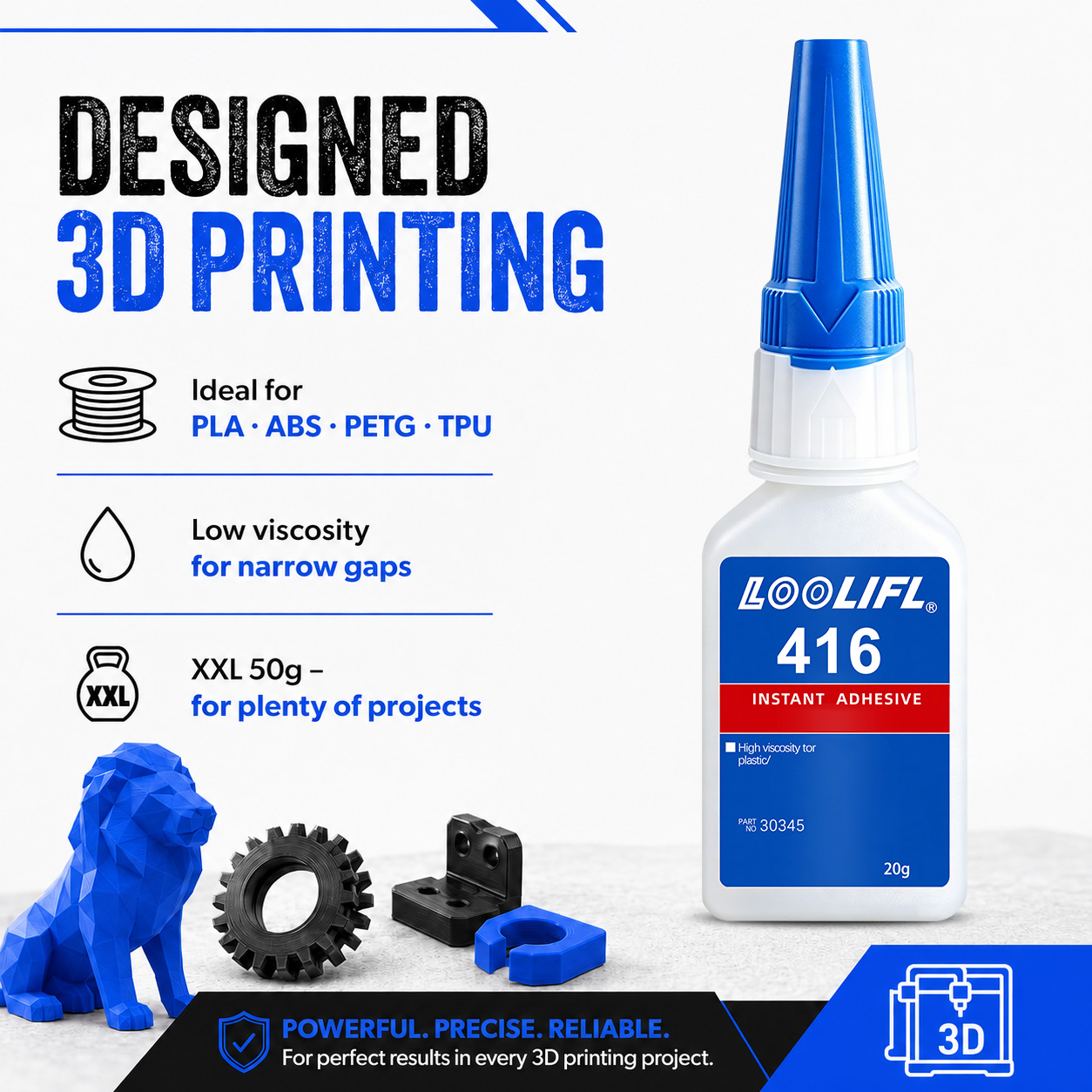 Loolifl 416 instantlijm is spe - Glue For 3D Printing recensie en prijs
