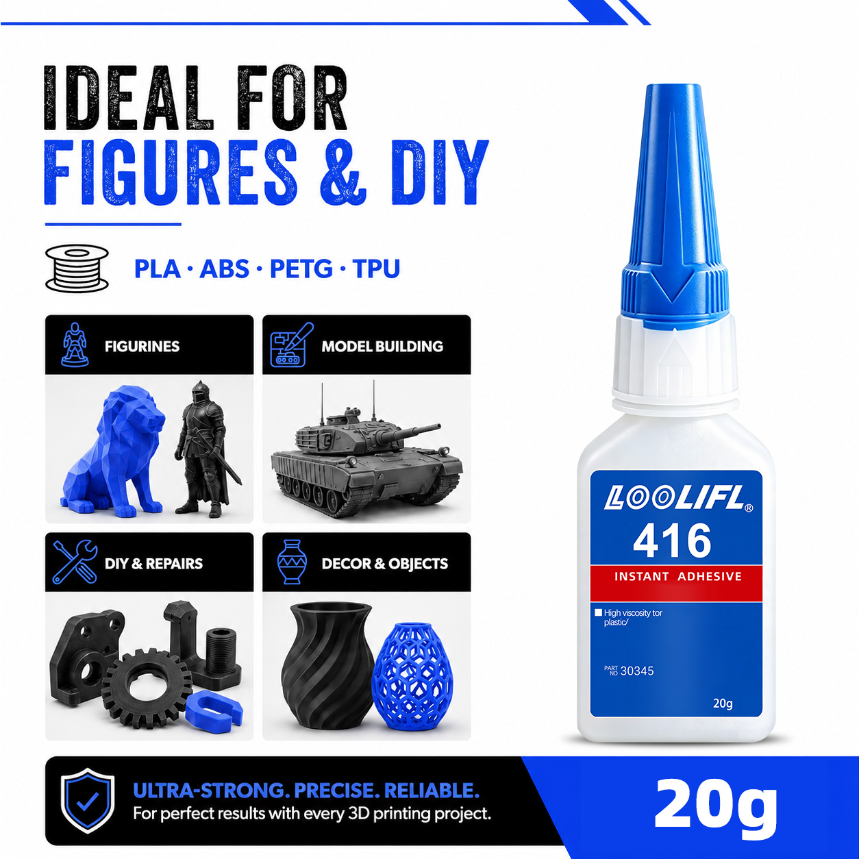 Loolifl 416 instantlijm is spe - Glue For 3D Printing recensie en prijs