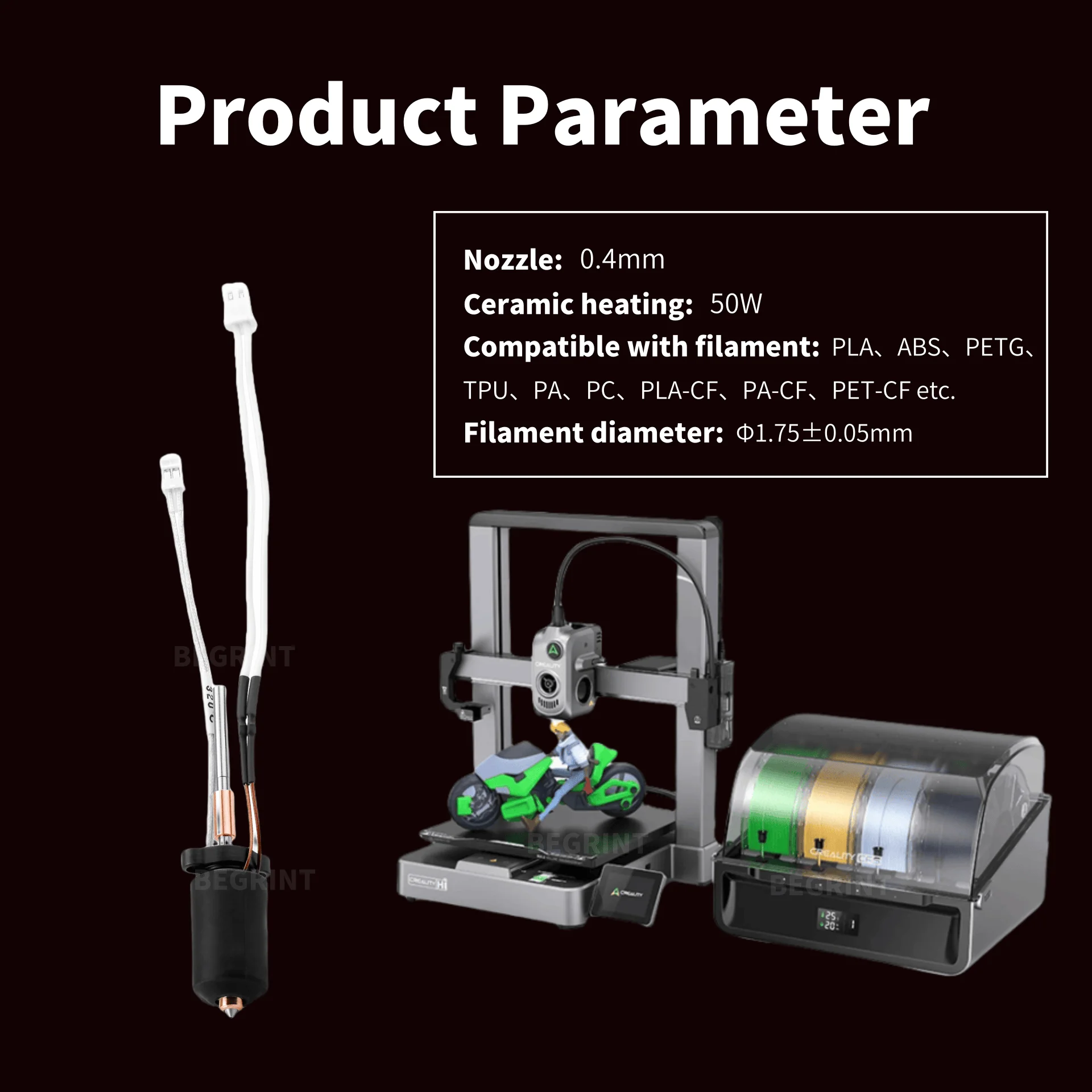 Hoge Temperatuur Keramische Ve - 3D Printing News recensie en prijs
