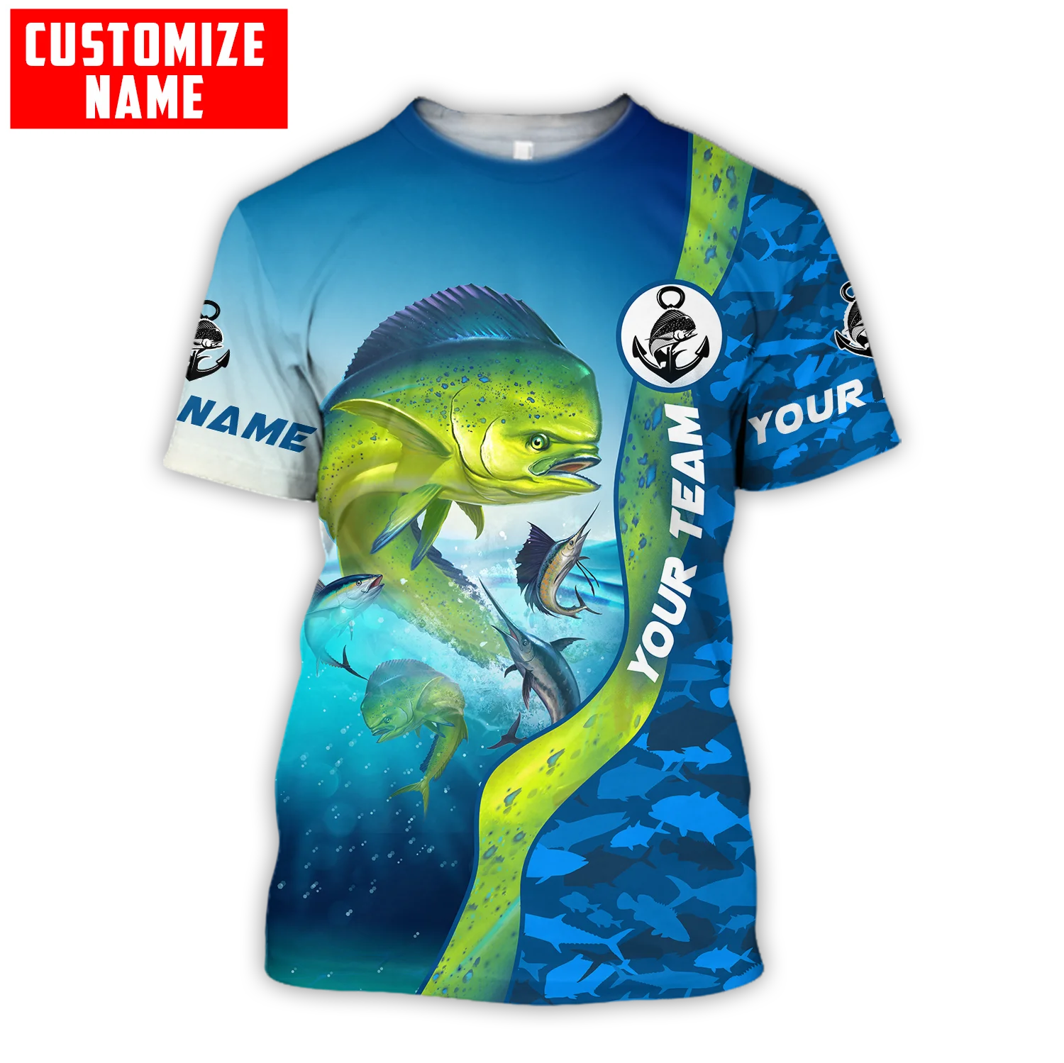 Custom Naam Mahi-Mahi Vissen S - 3D Printing Name recensie en prijs