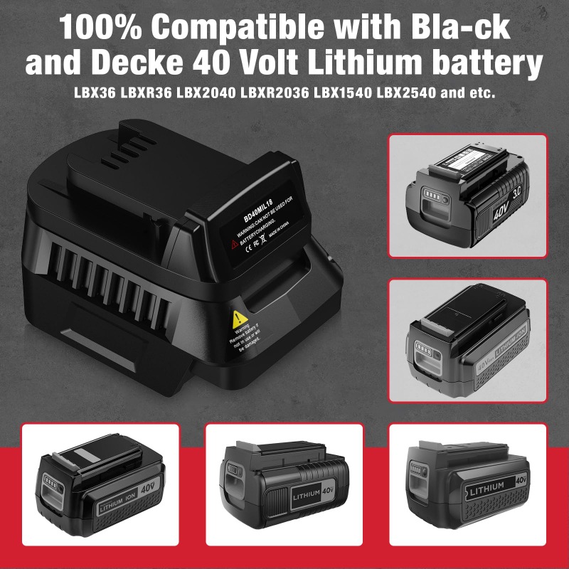 BD40MIL18 Accu-adapter voor el - Black+Decker Tool Cordless recensie en prijs