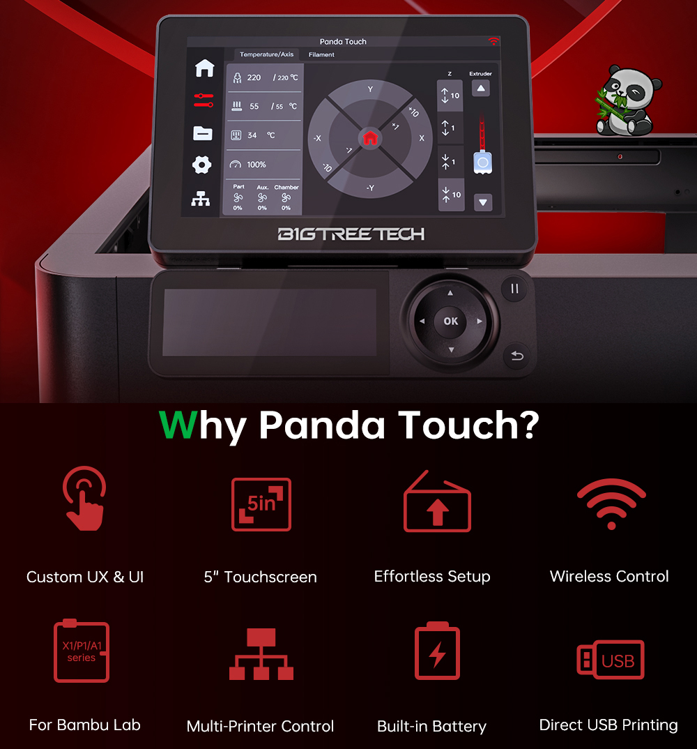 BIGTREETECH Panda touchscreen  - 3D Printing Output recensie en prijs